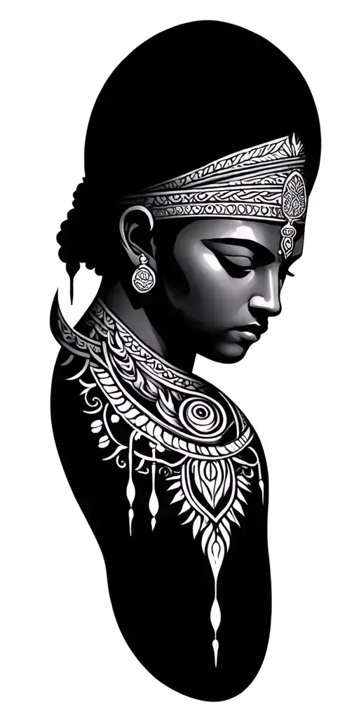 ogun religious tattoo tattoo design idea