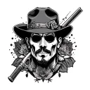 Chicano Gangster tattoo design idea