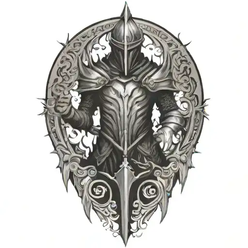 Dark Souls Boss tattoo design idea