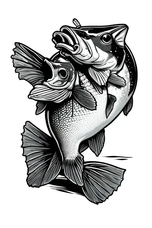 hunting, fishing, disc golf, golf, bass, country. outside, truck, beer tattoo design idea