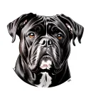 Cane Corso tattoo design idea