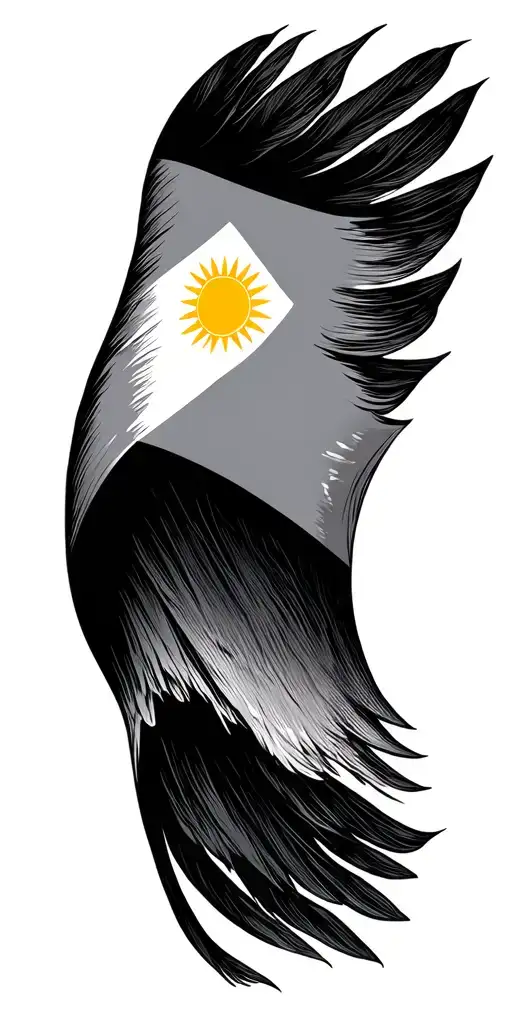 Filipino Flag tattoo design idea