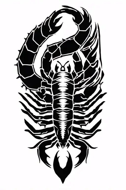 scorpion gemini taurus Aquarius zodiac sign formed tattoo design idea