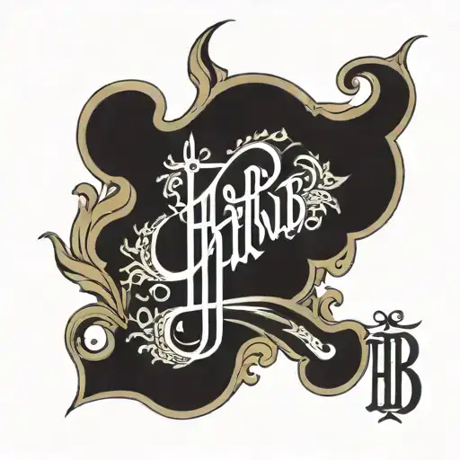 Harshub Harbhajan name tattoo design tattoo design idea