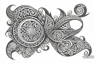Maori tattoo design idea