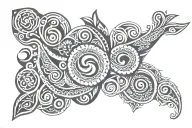Maori tattoo design idea