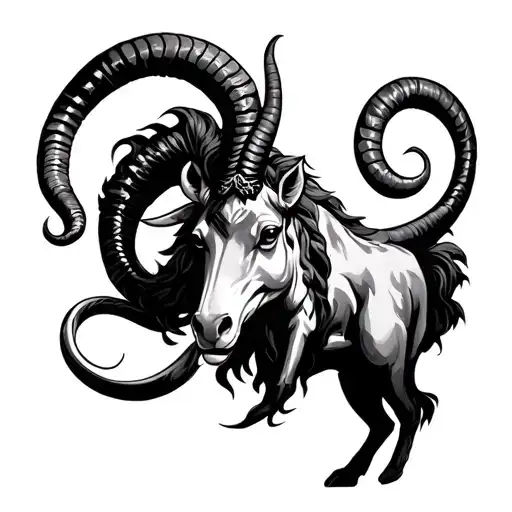 Capricorn, big brother, date of birth in Roman numerals, decorated  tattoo design idea