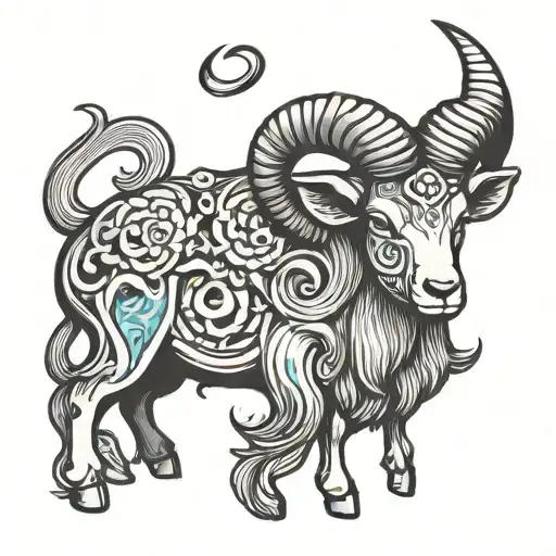 Ram & Bull Symbol Fusion A tattoo that combines the symbols of the Ram (Aries) and Bull (Taurus). You could have the two tattoo design idea