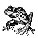 navy seal frog bones tattoo design idea