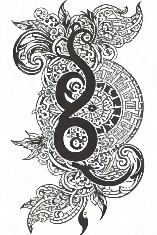 Sanskrit tattoo design idea