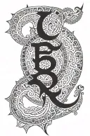 Sanskrit tattoo design idea