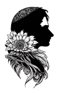 the traveller  tattoo design idea