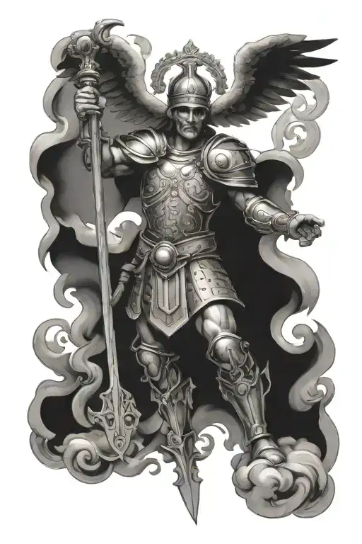 saint florian tattoo design idea