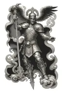 saint florian tattoo design idea