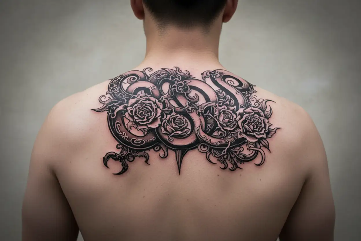 666 number tattoo tattoo design idea