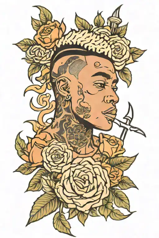 xxxtentacion tattoo design idea