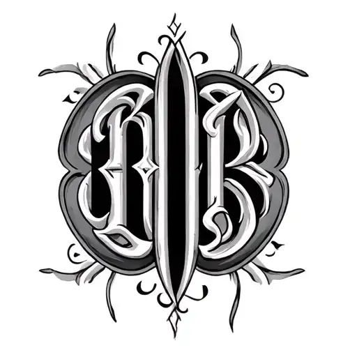 Two Word Ambigram Generator tattoo design idea