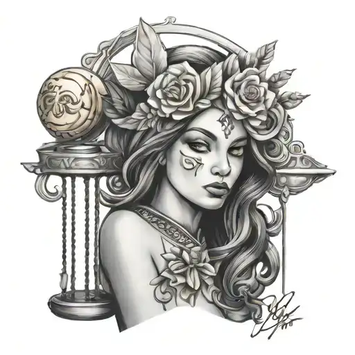 Kaylee, libra, delta tattoo design idea