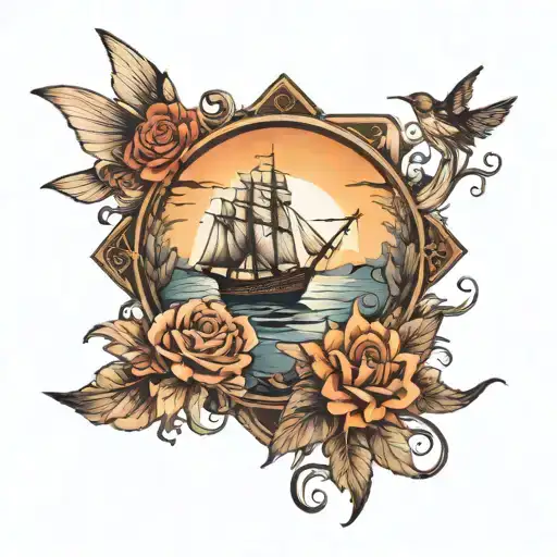 Horizon is the bet tattoo design idea