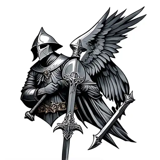Knights Of Templar tattoo design idea