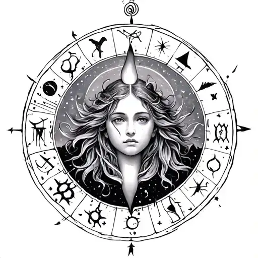 Birth Signs tattoo design idea