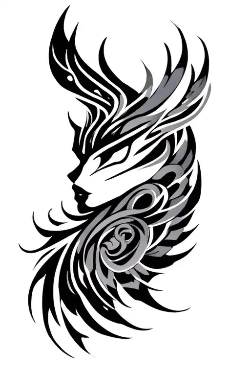 cyber tribal tattoo tattoo design idea