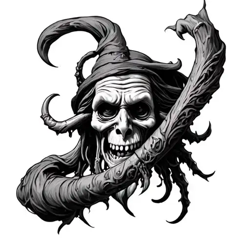 davy jones tattoo upper arm tattoo design idea