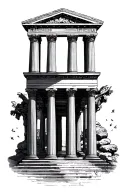 Greek Architecture  tattoo design idea