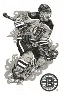 boston bruins tattoo design idea