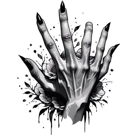 multiple fingers tattoo for women tattoo design idea