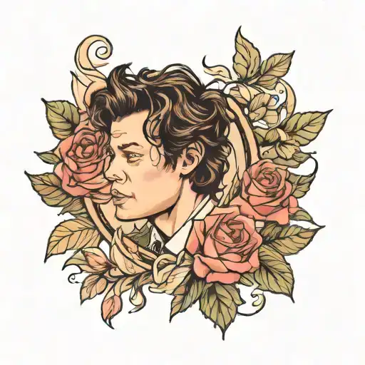harry styles tattoo design idea