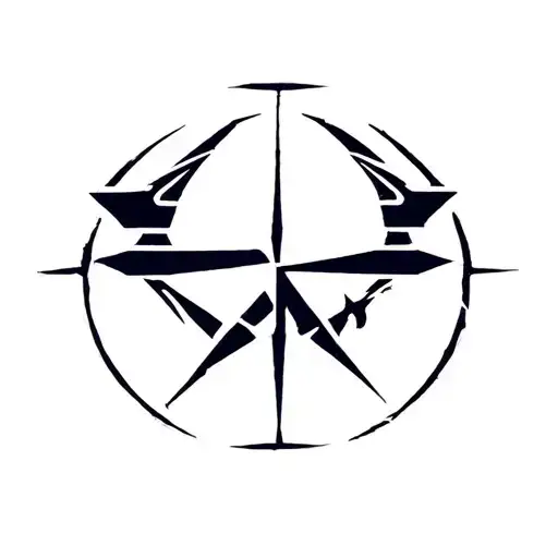 mix the code Code Geass symbol with the nightwing symbol tattoo design idea