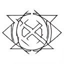 mix the code Code Geass symbol with the nightwing symbol tattoo design idea