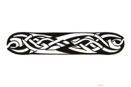 celtic armband vector tattoo design idea