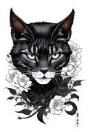 Hip hop lyrics tattoo design idea