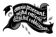latin quote with cursive bold caligraphy saying 'omnia praetereunt, nihil est oblitus' tattoo design idea