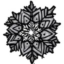 Snowflake tattoo design idea