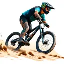 MTB ride tattoo design idea