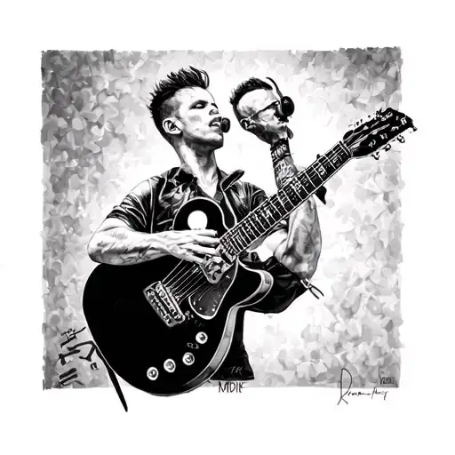 Depeche Mode tattoo design idea