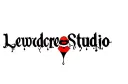 "Lewdcore Studio" "Lewdcore Studio" with bright red lips in between the text tattoo design idea