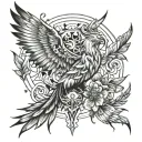 phœnix linkin park tattoo design idea