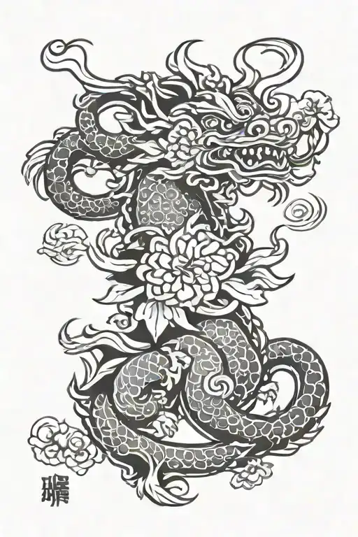 pixiu back tattoo tattoo design idea