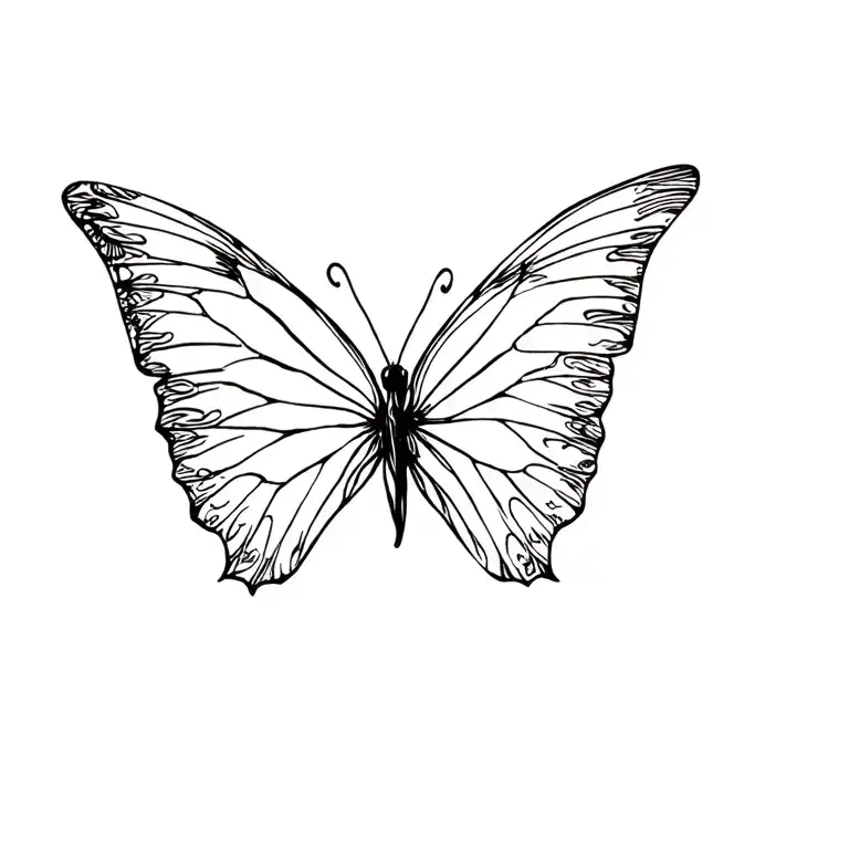 gothic butterfly tattoo tattoo design idea