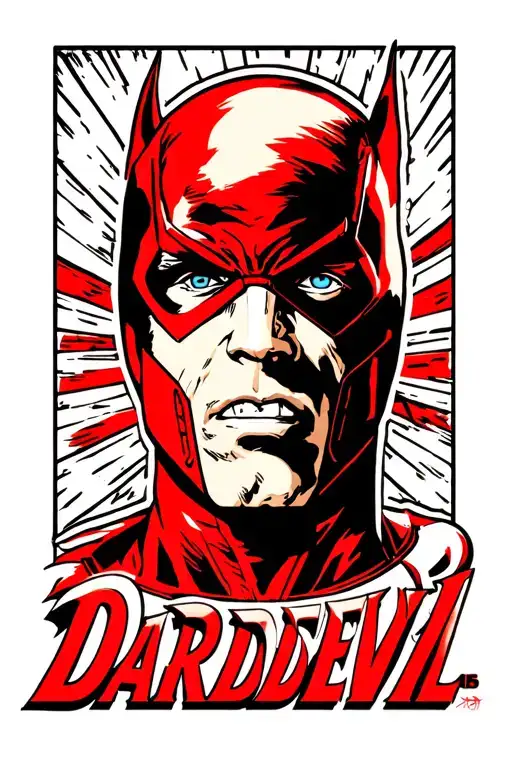 daredevil tv series tattoo design idea