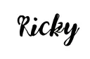 "Ricky♥️" tattoo design idea