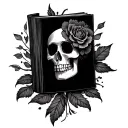 book of life tattoo design idea