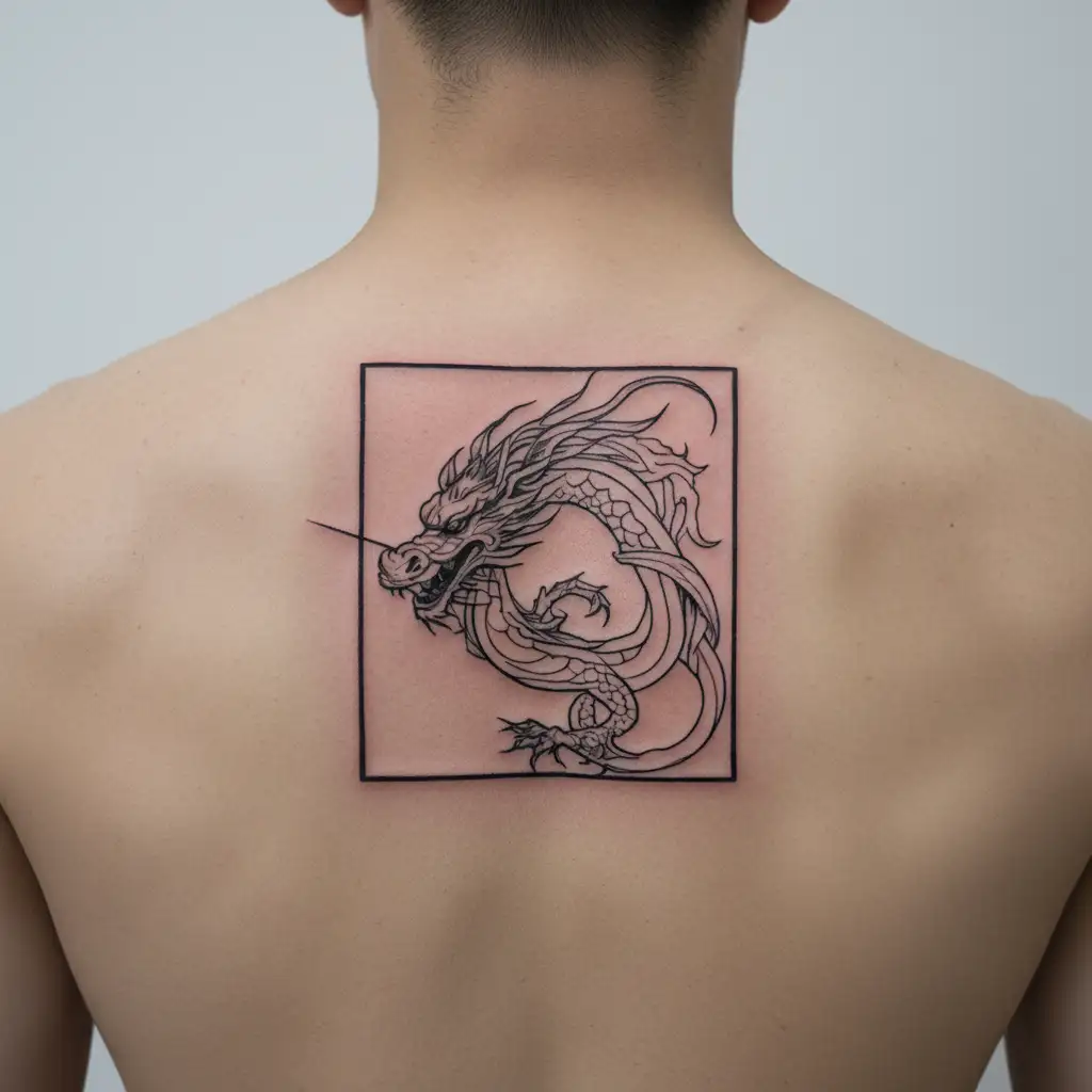 vietnamese style dragon tattoo design idea