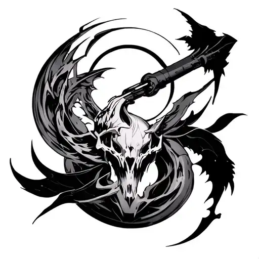 Astarion BG3 tattoo design idea