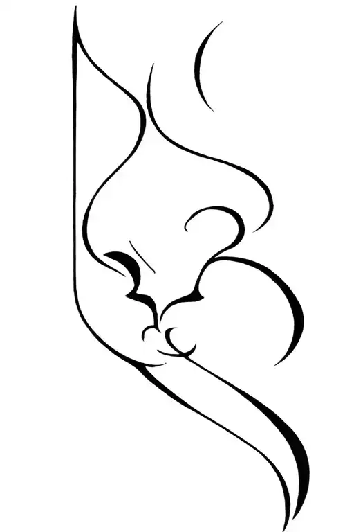 Hades bident tattoo design idea