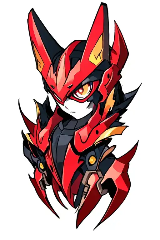 Anime Gurren Lagann tattoo design idea